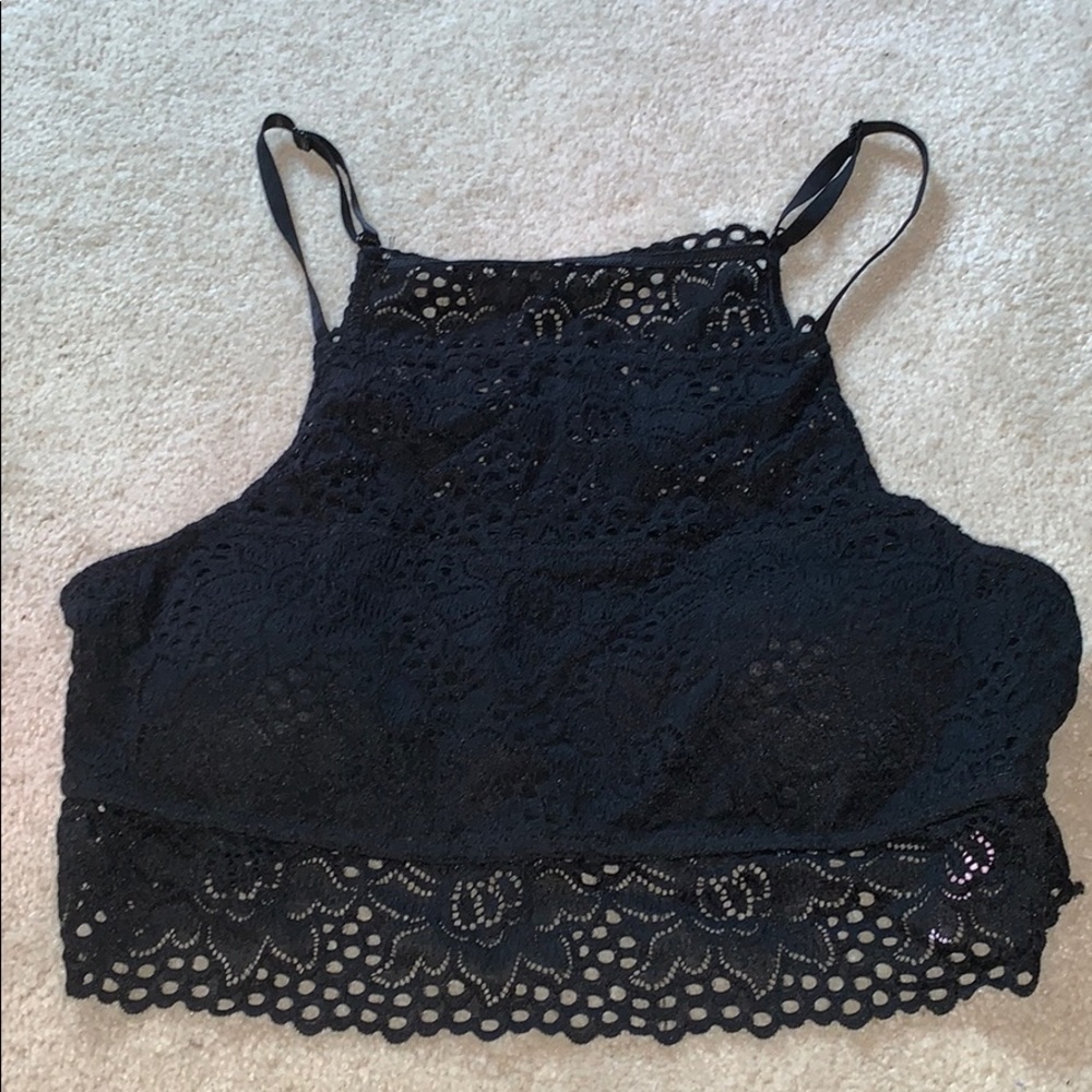 Rue 21 Black Lace Bralette